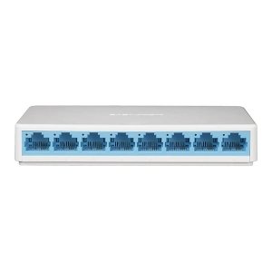 سوییچ 8 پورت مگابیت و دسکتاپ مرکوسیس MS108