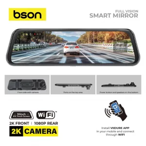 دوربین عقب و جلوی خودرو و اینه هوشمند Smart Mirror