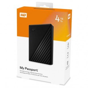 هارد اکسترنال وسترن دیجیتال مدل My Passport  ظرفیت 4 ترابایت