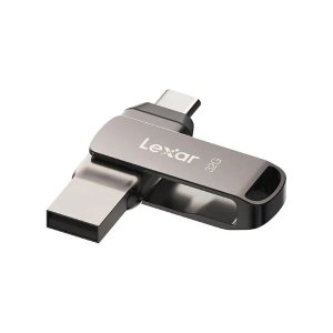 فلش مموری 64 گیگبایت لکسار مدل JumpDrive Dual Drive D400