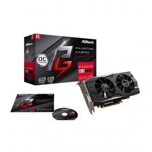 کارت گرافیک ازراک مدل Phantom Gaming D Radeon RX580 8G OC