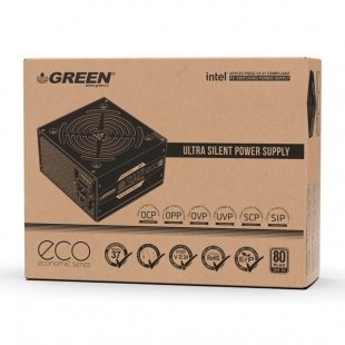 منبع تغذیه کامپیوتر گرین مدل GP450A-ECO Rev3.1
