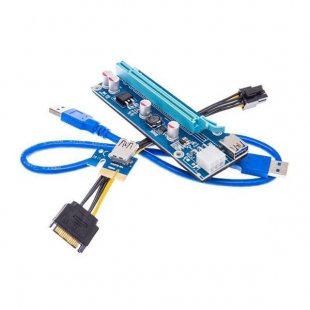 رایزر گرافیک تبدیل PCI EXPRESS X1 به X16 مدل 009s