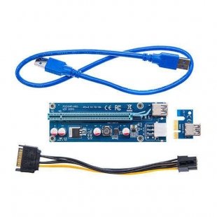 رایزر گرافیک تبدیل PCI EXPRESS X1 به X16 مدل 009s