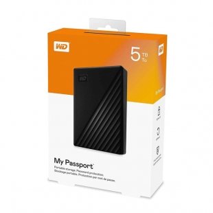 هارد اکسترنال وسترن دیجیتال مدل My Passport ظرفیت 5 ترابایت