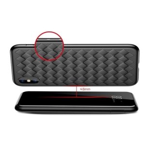 شارژر همراه بی سیم باسئوس مدل ppall-ex09 ظرفیت 8000 میلی آمپر ساعت