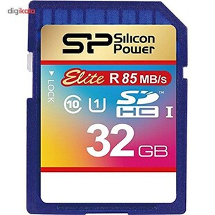 کارت حافظه SDHC سیلیکون پاور مدل Elite کلاس 10 استاندارد UHS-I U1 سرعت 85MBps ظرفیت 32 گیگابایت