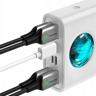 شارژر همراه باسئوس مدل AMBLIGHT ظرفیت 30000 میلی آمپر ساعت