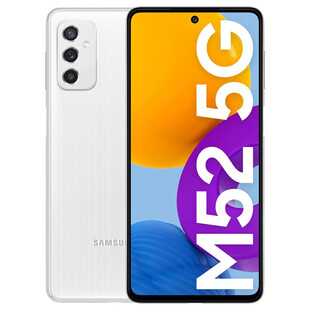 گوشی موبایل سامسونگ مدل GALAXY M52 5G SM-M526BR/DS دو سیم‌ کارت ظرفیت 128 گیگابایت و رم 8 گیگابایت