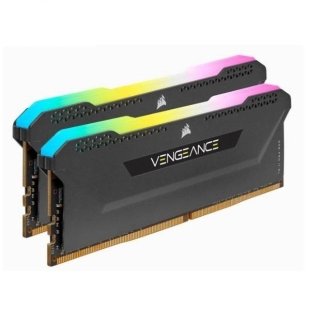 رم کورسیر  VENGEANCE RGB PRO SL Black 16GB 8GBx2 3600MHz CL16 Dual