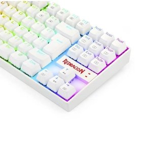 کیبورد مخصوص بازی ردراگون مدل KUMARA Pro White K552P KBS