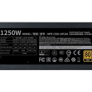 منبع تغذیه کولر مستر مدل Cooler Master MWE GOLD 1250-V2