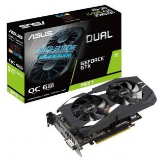 asus DUAL-GTX1660TI-O6G graphic card