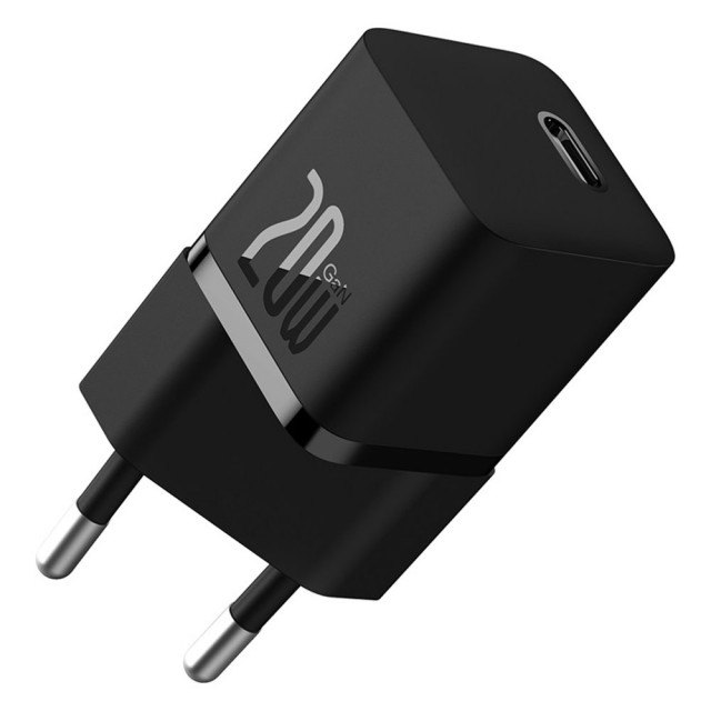 شارژر دیواری بیسوس GaN5 Fast Charger CCGAN20E5-M توان 20 وات