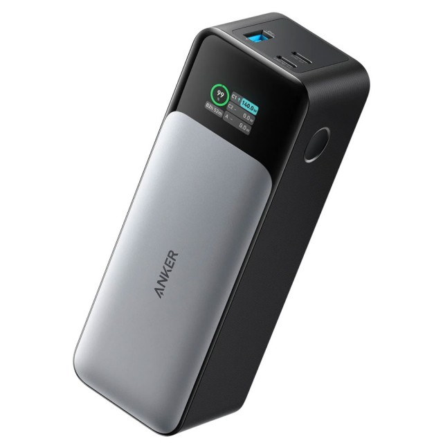 پاوربانک انکر 737 مدل A1289011 ظرفیت 24000 میلی آمپر توان 140 وات