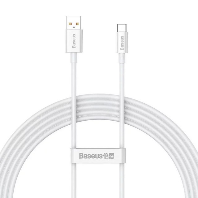 کابل شارژ USB به Type-C بیسوس مدل Superior P10320102214-03 طول 2 متر توان 100 وات