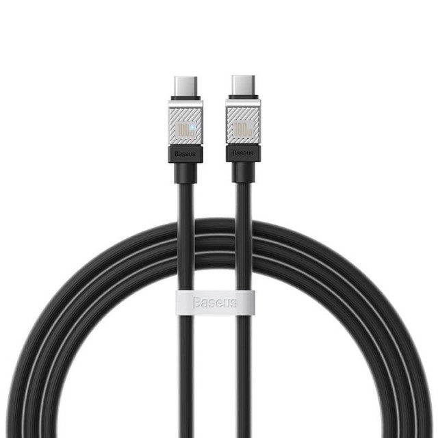 کابل شارژ USB-C به USB-C بیسوس مدل CoolPlay CB000047 CAKW000301 طول 2 متر توان 100 وات