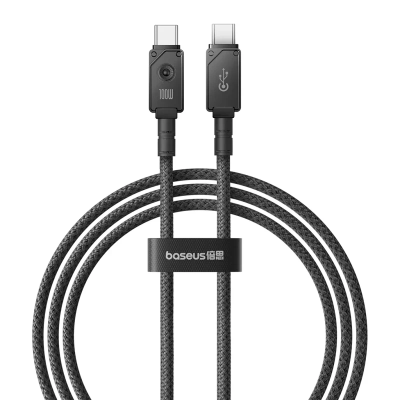 کابل شارژ USB-C به USB-C بیسوس مدل Unbreakable CB000051 P10355800221-01 طول 2 متر توان 100 وات