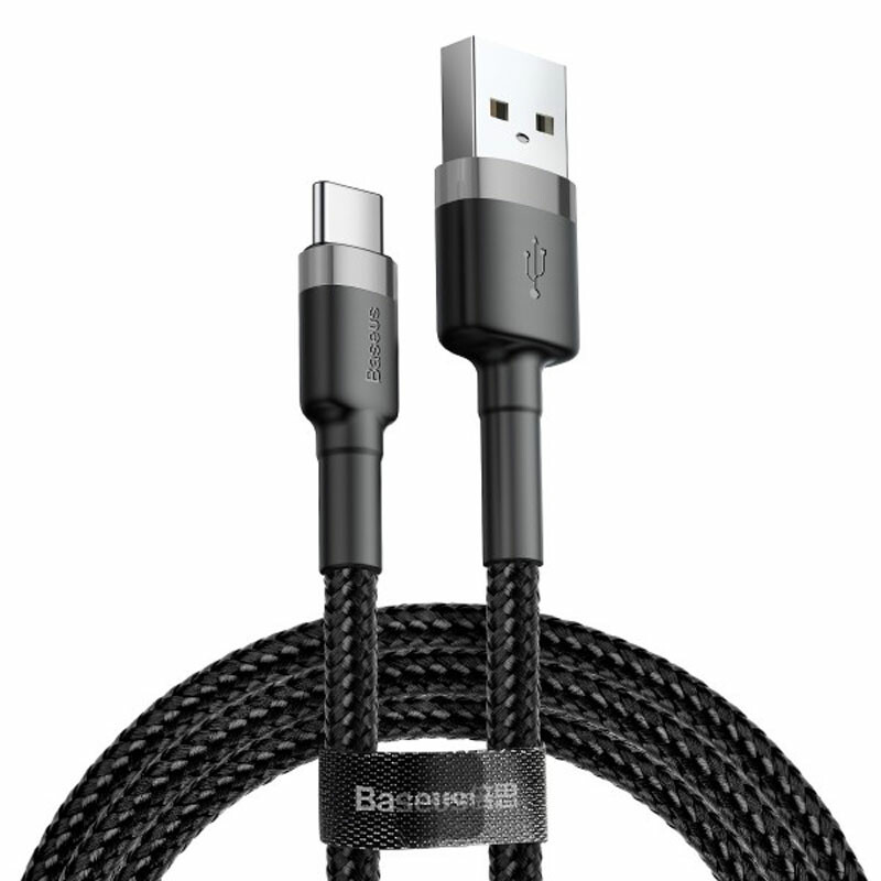 کابل شارژ USB به Type-C بیسوس مدل Cafule CATKLF-CG1 طول 2 متر توان 2 آمپر