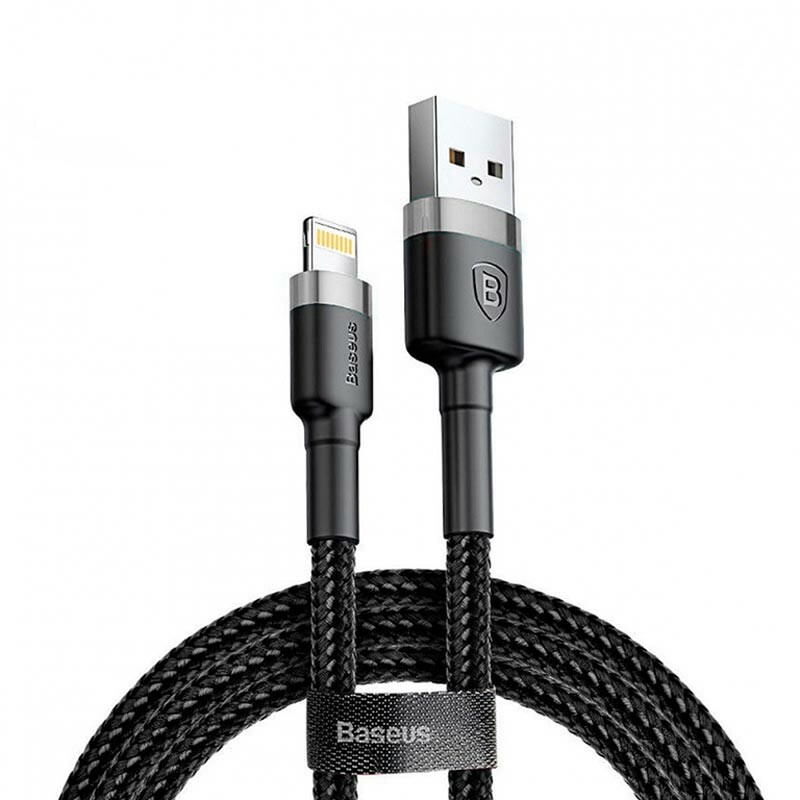 کابل شارژ USB به لایتنینگ بیسوس مدل Cafule CALKLF-CG1 طول 2 متر توان 1.5 آمپر