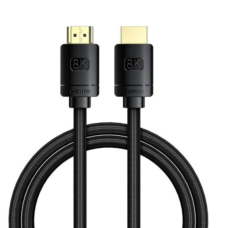 کابل HDMI بیسوس مدل CAKGQ-J01 نسخه 2.1 کیفیت 8K طول 1 متر