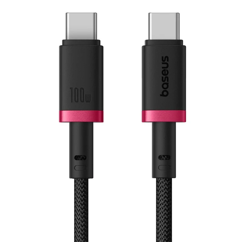 کابل شارژ USB-C به USB-C بیسوس مدل Dura P10377803U01-01 طول 1 متر توان 100 وات