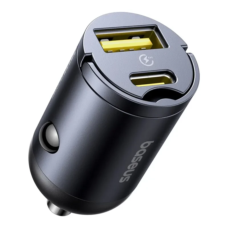شارژر فندکی بیسوس مدل Tiny Star VCHXX-UC توان 30 وات