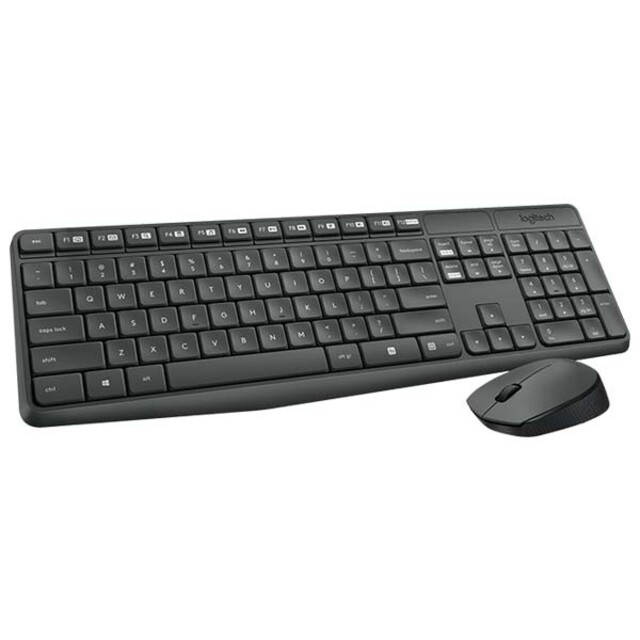 کیبورد و ماوس بی‌سیم لاجیتک مدل MK235 با حروف فارسی