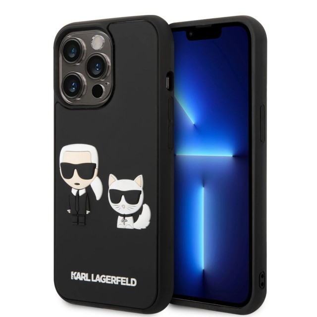 قاب کارل لاگرفلد مدل KLHCP13X3DRKCK موبایل آیفون iPhone 13 Pro Max