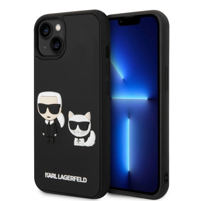 قاب کارل لاگرفلد مدل KLHCP14M3DRKCK موبایل آیفون iPhone 14 Plus