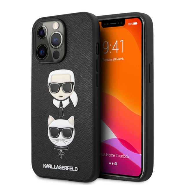 قاب کارل لاگرفلد مدل KLHCP13LSAKICKCBK موبایل آیفون iPhone 13 Pro