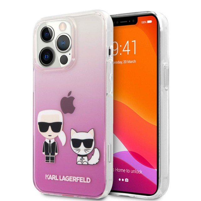 قاب کارل لاگرفلد مدل KLHCP13LCKTRP موبایل آیفون iPhone 13 Pro