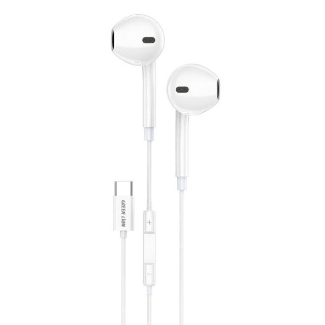 هندزفری گرین لاین مدل Stereo Earphones با کانکتور تایپ سی