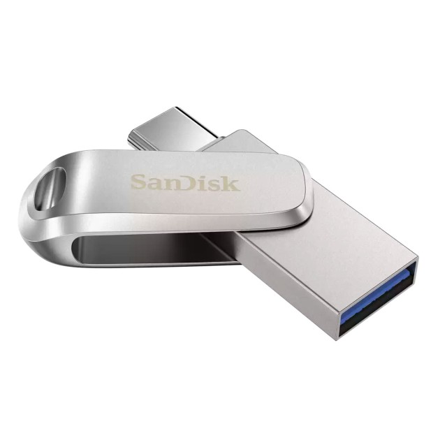 فلش مموری سن دیسک مدل Ultra Dual Drive Luxe ظرفیت 64 گیگابایت