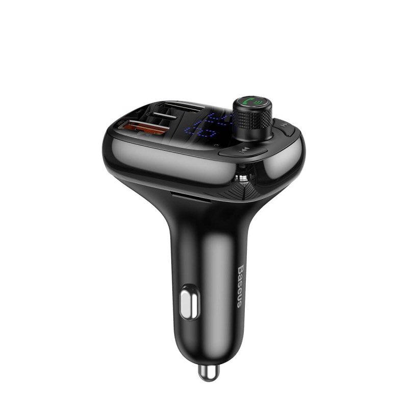 شارژر فندکی بیسوس T Typed Wireless MP3 Charger CCTM-B01 توان 36 وات