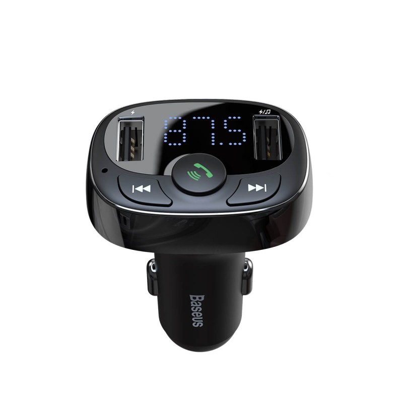 شارژر فندکی بیسوس T Typed Bluetooth MP3 Charger CCTM-01 توان 18 وات
