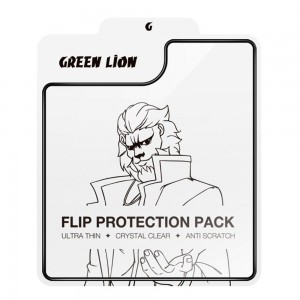 گلس شفاف گرین لاین Flip Protection Pack سامسونگ Z Flip 6