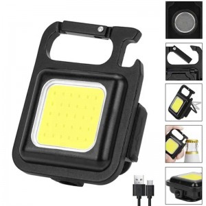 چراغ قوه مدل سرسوئیچی دار داوین Davin COB Rechargeable Keychain Light KL01