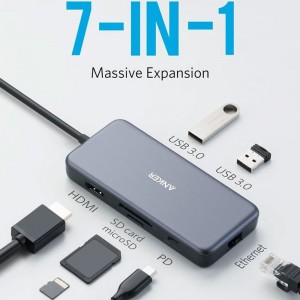 هاب تایپ سی هفت پورت انکر A8352HA1