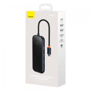 هاب تایپ سی 6 پورت بیسوس Baseus BS-OH089 WKJZ010313