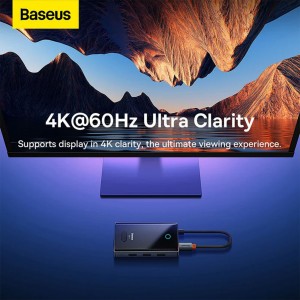 هاب تایپ سی 8 پورت بیسوس Baseus BS-OH081 WKYY030313