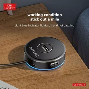 هاب 4 پورت USB2.0 ارلدام مدل ET-HUB13