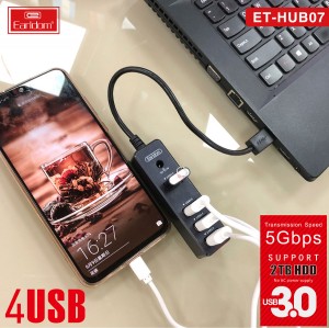 هاب 4 پورت ارلدام مدل ET-HUB07