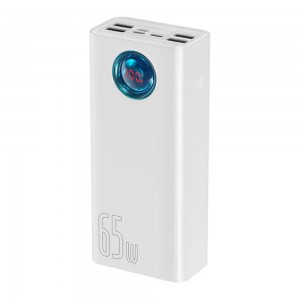 پاوربانک بیسوس مدل Amblight Digital Display PPLG-A01 ظرفیت 30000 میلی آمپر توان 65 وات