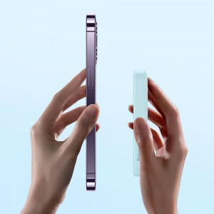 پاوربانک مگنتی بیسوس مدل Baseus Magnetic Mini PPCXM06 ظرفیت 6000 توان 20 وات