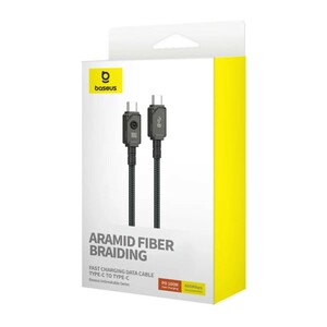 کابل شارژ USB-C به USB-C بیسوس مدل Unbreakable CB000051 P10355800221-01 طول 2 متر توان 100 وات