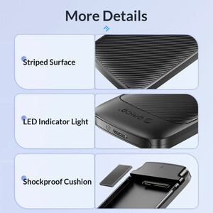 قاب اکسترنال هارد 2.5 اینچی USB 3.0 اوریکو مدل 2020U3-V1