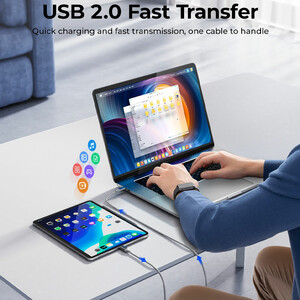 کابل شارژ USB-C به USB-C اوریکو مدل CDX-100CC طول 1 متر توان 100 وات