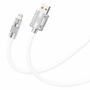 کابل شارژ USB به لایتنینگ ایکس او NB-227 طول 1.2 متر توان 6 آمپر