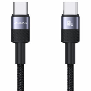 کابل شارژ USB-C به USB-C یوسمز مدل SJ724  طول 1.2 متر توان 60 وات